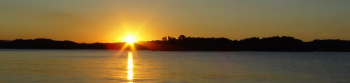 Sunset over Lake Hamilton